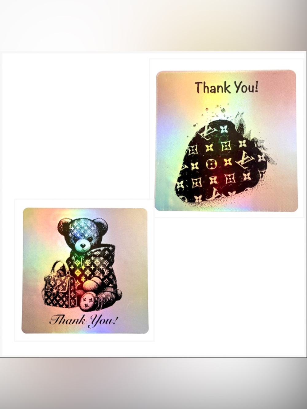Thank You Stickers Set of 100 - Picture 2 of 2